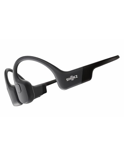 SHOKZ OpenRun Knochenschall Kopfhörer, IP67 Wasserdicht, Schwarz