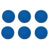 LTWHOME Blue Coarse Foam Media Filter Pads Suitable For Eheim Ecco Pro 130/200/300 Ecco 2232/2234/2236(Pack of 6)
