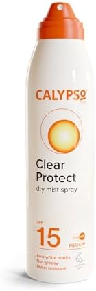 Calypso Clear Protect SPF15 Dry Mist Spray 175ml Water Resistant view 3