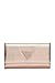 Guess Factory Women's Abree Triangle Logo Slim Snap Button Closure Wallet