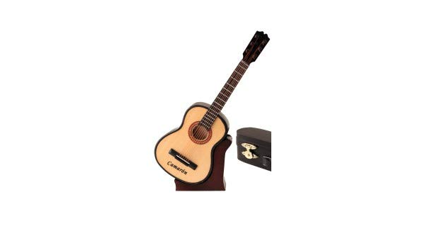 REGALOS LLUNA Miniatura Guitarra ESPAÑOLA CAMARÓN. : Hogar y cocina