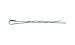 Trimweaver 50-Piece 50mm White Metal Bobby Pin with Glue Pad, 2-Inch