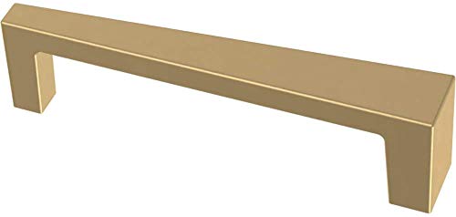 Franklin Brass Angled Cabinet Pull, Brass, 3-3/4 in (96 mm) Drawer Handle, 10 Pack, P40828K-117-C