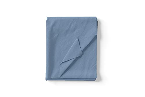 Homemania Plug Two-Double, Solid Colour-for Bed-with Light Cotton Pillowcase, 240 x 280 cm, Bright Blue