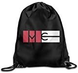 MGTER66 Backpack Gymsack Sack Bag Magcon Tour Logo White