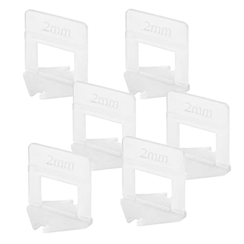 Lantelme Pull tabs 2 mm Joint Width 1000 tabs for Tile Height 3 to 15 mm tiling Tool for DIY and Professional Tilers 4832 — image 1
