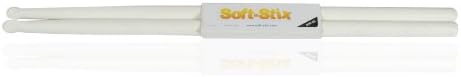 Soft Stix Practice, Training, and Gaming Drum Stick, Rudimentary White