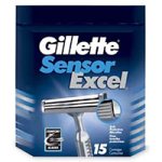 Gillette Sensor excel refill bld 15's (047400115538)