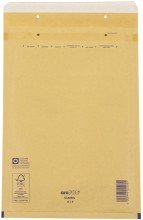 Bubble-Wrap Envelopes, No. 4, 180 x 265 mm, 10 x Light Padded Envelopes made of Uncoated FSC® Paper with Polyethylene Padding. With Trifix seal. Ultra-light yet completely safe. Colour: brown. Pack of 10.