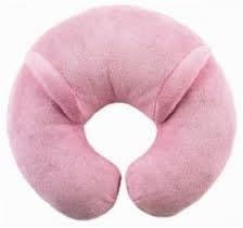 Travel Neck Pillow Comfortable Memory Foam Versatile Home Use (Pink)