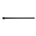 iDesign Cameo Metal Tension Rod, Adjustable Customizable Curtain Rod for Bathtub, Shower Stall, Closet, Doorway, 43-75 Inches,Dark Bronze