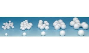 Glorex Cotton Wool Ball, Cotton Wool, White, 17 x 15 "W x 10 units