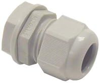 10 x Grey Plastic Waterproof Cable Glands M20 x 1.5 - IP68 Rated - High Quality Branded Compression Glands