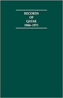 Records of Qatar 1966-1971 4 Volume Hardback Set (Cambridge Archive Editions) Records of Qatar 1966-1971 4 Volume Hardback Set (Cambridge Archive Editions)