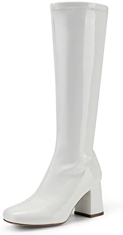 Amazon.com | Pleaser - Gogo (White) Adult Boots - Wide Width - 8W