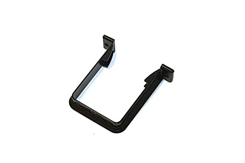 O'SO EEZY 2 x Marley RCE3A (Anthracite) Guttering Downpipe Clips/Brackets One Piece Stand Off for 65mm Square Downpipe