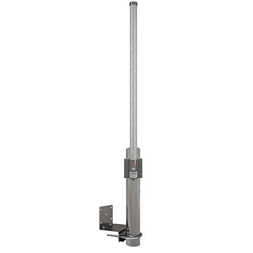 WiFi Outdoor Omni Antenna Gain Roof Mount with Pole Mount 10 inch Length - 1.5" Mast Diameter (Mount