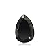 Mysticdrop 56.34 Cts of 29.85x20.06x10.45 mm GIA Certified AAA Pear Modified Brilliant (1 pc) Loose Natural Fancy Black Diamond