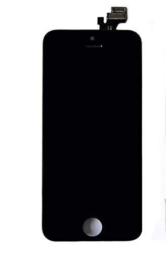 Refurbished 100% Original LCD Display + Touch Screen Assembly with Frame for iPhone 5 Black with Tools (iPhone 5 Black)