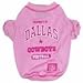 Pets First NFL Dallas Cowboys Tee Shirt, Medium, Pink