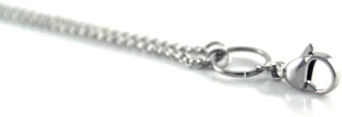 BG247 Floating Locket Chain (Over The Neck Extended Chain (Silver))