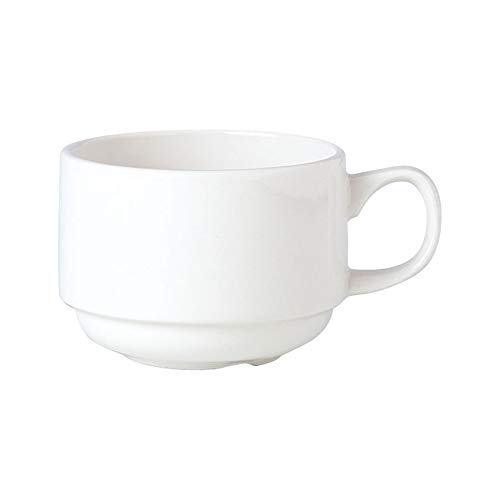 Steelite ‎B6610 Simplicity Slimline Cup White Stackable 20cl