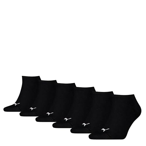 Unisex Sneaker Plain, Calcetines Unisex adulto, Black - Nuevo, 43-46