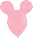 2 MICKEY MOUSE EARS Head 15 Light PINK Party LATEX Helium Quality Balloons by Lgp