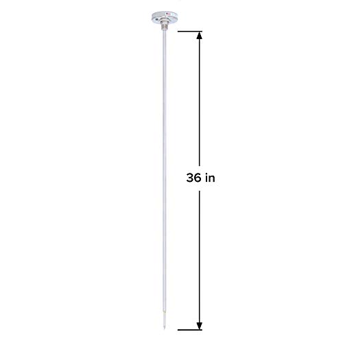 REOTEMP Super Duty Compost Thermometer with Fast Response - Fahrenheit (36 Inch Stem), Made in The USA