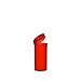 50 Pack of Red 13 Dram Pop Top Bottle Rx Vial Medical Grade Pill Box Herb Container