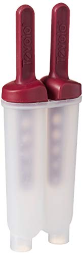 image for Tovolo Twin Popsicle Molds with Sticks Ice Pop Maker BPA Free Food Saf