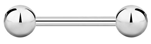 16g 10mm surgical steel straight barbell body piercing …