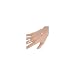 Fashion Glitter Rhinestone Hand Bracelet Slave Chain Link Finger Ring Gold Gift