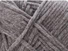 Missing Handmade Milk Cotton Yarn, 80%Cotton, 4.3ounces, Single Color (4#Smoke grey)