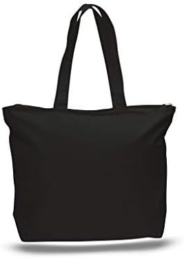 large cloth bags with zipper