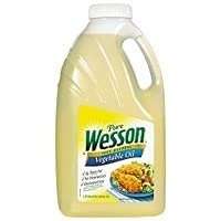 Wesson Pure Vegetable Oil 1.25 Gallon - 100% Natural, Zero Trans Fat Cooking Oil for Frying, Baking & More