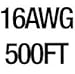 Mediabridge 16AWG Speaker Wire w/ Pull-Out Box (500 FT, White) - 99.9% Oxygen Free Copper - CL2 for In-Wall (SW-16X2-500-WH)