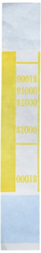 Pm™ company currency bands, $1000.00, pack of 1000