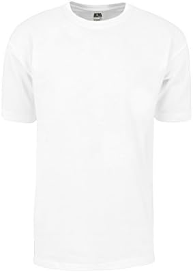 Shaka WearMen's Cotton T-Shirt – Heavyweight Soft Retro Short Sleeve Crew Neck Plain Tee Top Tshirts Regular Big Size