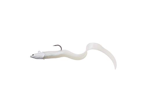 Savage Gear Real EEL Jig, 5 1/3 oz, Albino Flash, Saltwater Fishing Lure, Overs…