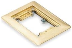 Floor Box Cover Plate Single Gang Brass Electrical Boxes