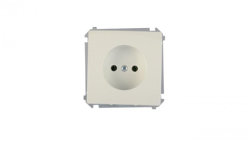 Kontakt-Simon BMG1.01/11 Socket White Plastic IP20, 250 V 75 mm 40.5 mm