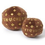 Chewy Vuitton Plush Dog Ball-S-