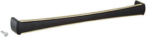 Aquieen Wardrobe Cabinet Pull Handle AQ - 718 (160 MM, Antique Brass- Black)