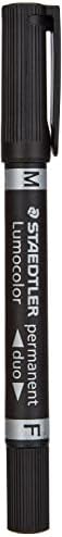 Lumocolor 348 Permanent Duo – nero, singolo, 0,6 & 1,5 mm