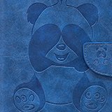 Case for Kindle E-Reader (8th Generation 2016), LittleMax(TM) PU Leather Panda Embossed Wallet Case Magnetic Closure Cover for Amazon Kindle 6" Display, 8th Gen 2016 Release -01 Blue