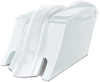 Harley Davidson 6" down and out saddlebags and Replacement fender for 09-13 touring models - dual cut outs + 8" Speaker lids