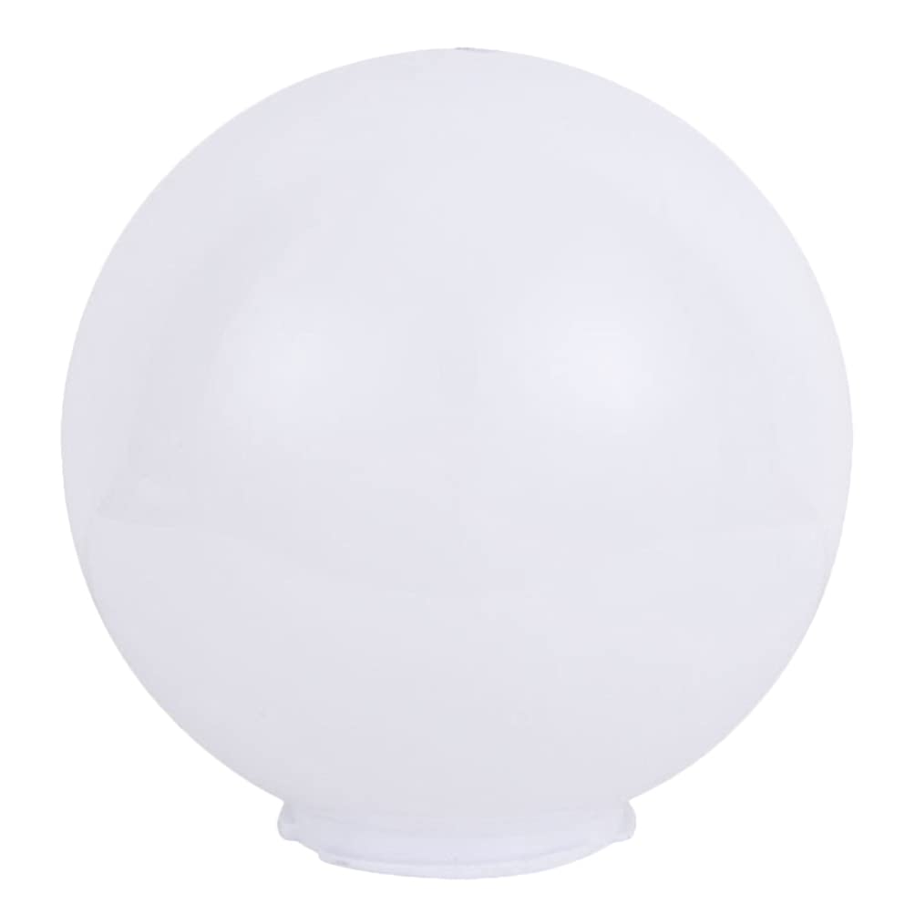 FRCOLOR Acrylic Lampshades White Post Globe Light Shade Chandelier Wall Lamp Cover Outdoor Round Ball Lamp Shades Decor 150MM 95MM