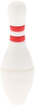 Bowling Skittles 8GB 9 Pins Ball Flash Pen Drive Memory Thumb Stick Data Storage White Red
