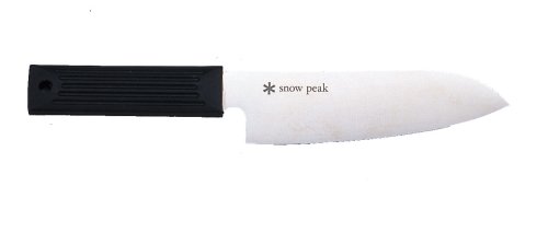 Snow Peak Field Kitchen Santoku Knife, Black